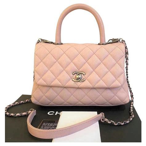 new chanel mini 8 with handle|chanel pink ref.